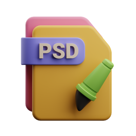 Psd File 3D Icon