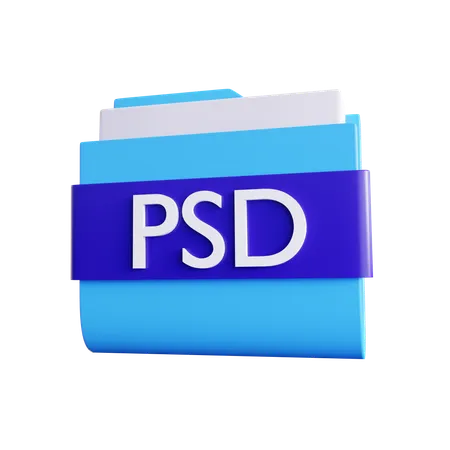 These Are PSD Folder Icons Commonly Used In Design And Games 3D Icon