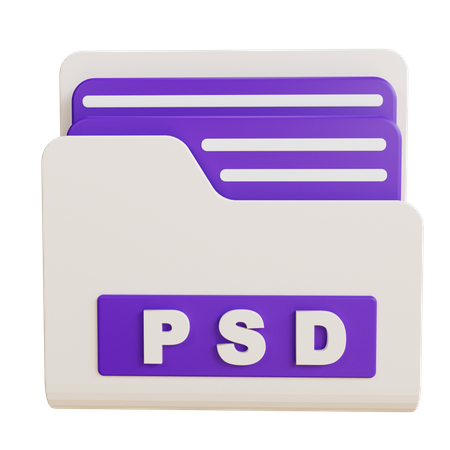 PSD Folder  3D Icon