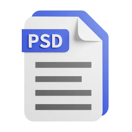 Psf File  3D Icon