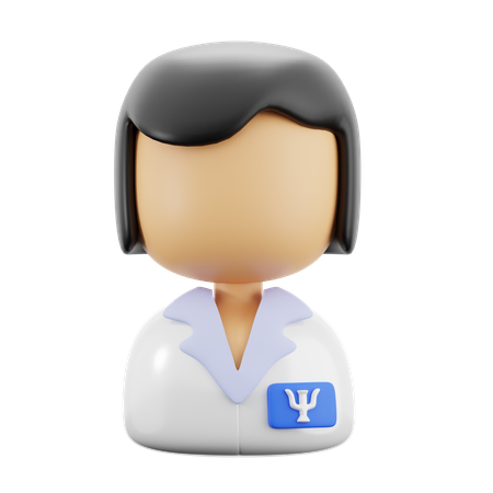Psicólogo  3D Icon