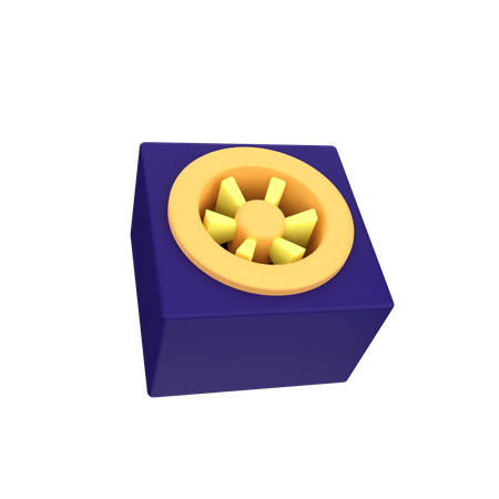 Fuente de alimentación  3D Icon