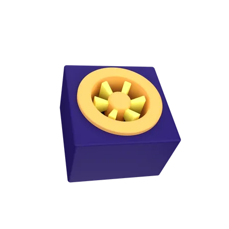 Fonte de alimentação  3D Icon