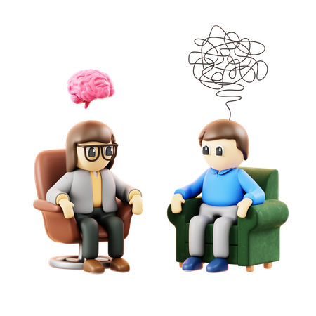 Psychiatrist Therapy  3D Icon