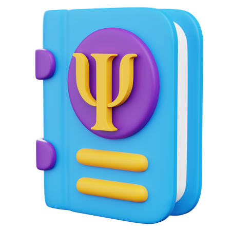 Manuel de psychologie  3D Icon