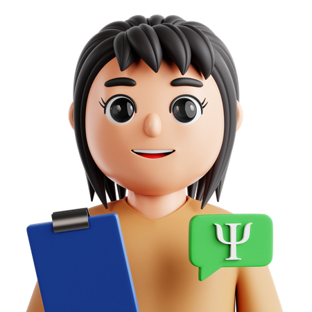 Psychologist  3D Icon