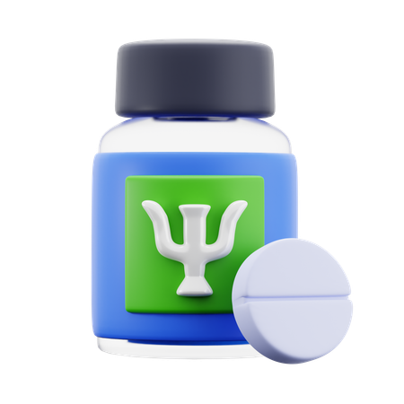 Psychology Medicine  3D Icon