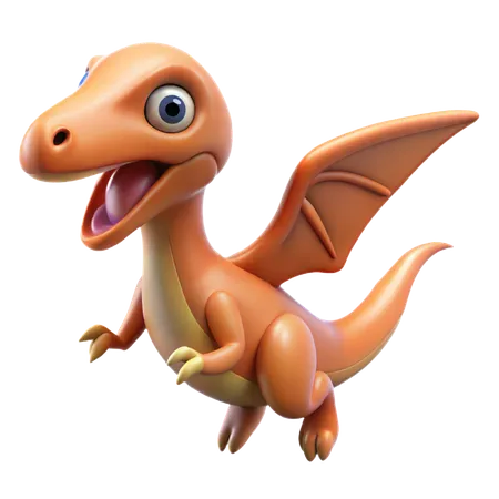 Dinossauro Pterodáctilo  3D Icon