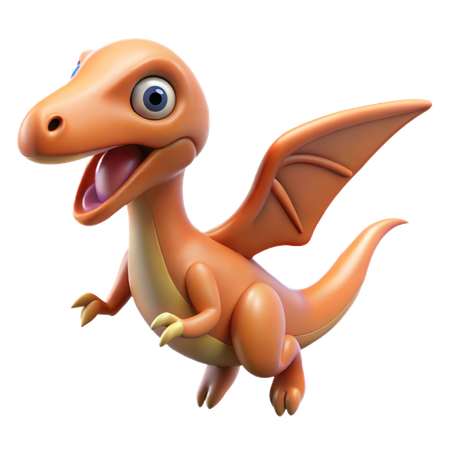 Dinosaure ptérodactyle  3D Icon