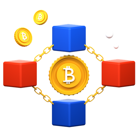 Public Blockchain  3D Icon