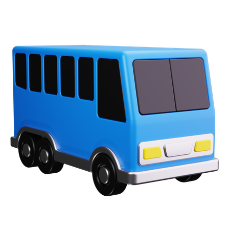 Public Bus  3D Icon