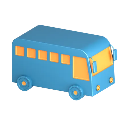 Public Bus  3D Icon