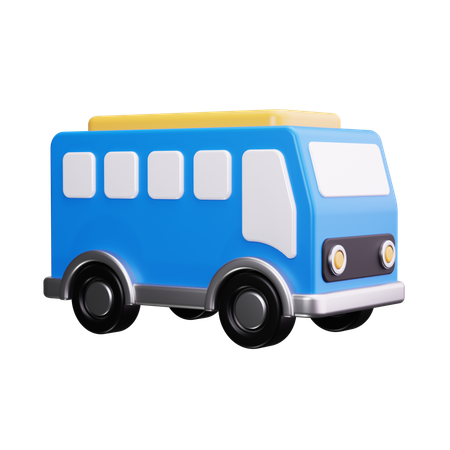 Public bus  3D Icon