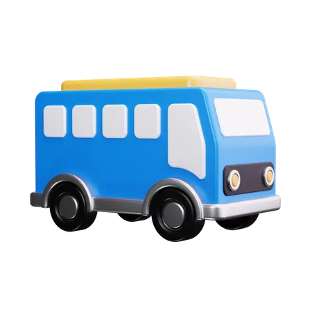 Public bus  3D Icon