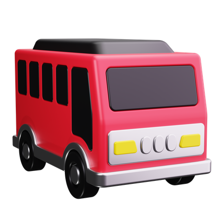 Public Bus  3D Icon