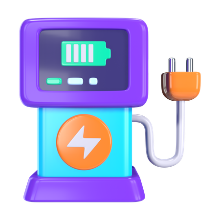 Public Charging Station  3D Icon