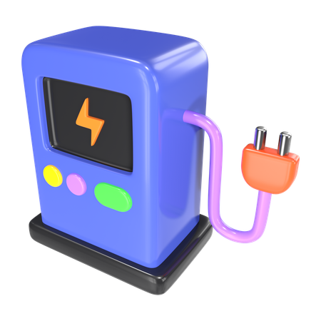 Public Charging Station  3D Icon