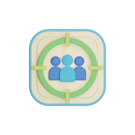 Public cible  3D Icon