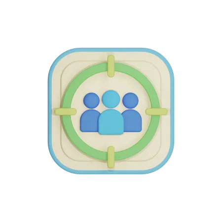 Public cible  3D Icon