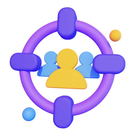 Public cible  3D Icon