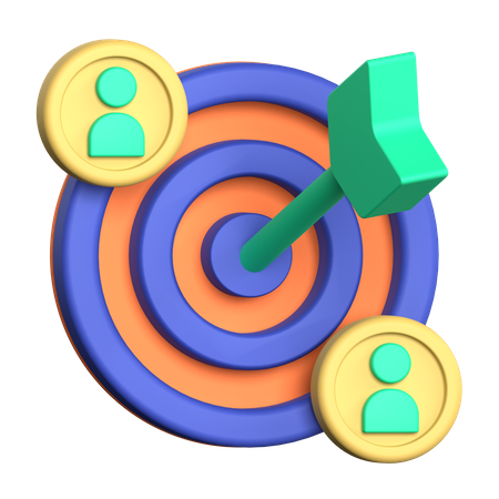 Public cible  3D Icon