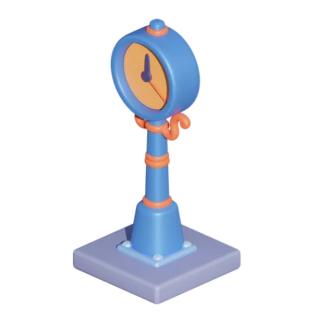 Public Clock  3D Icon