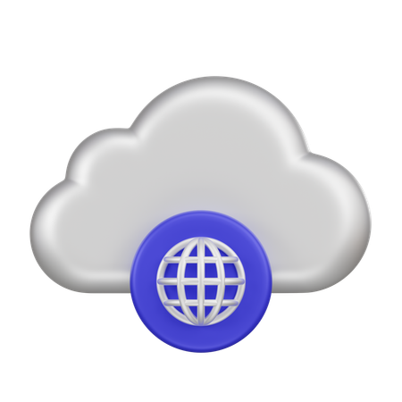Public Cloud  3D Icon