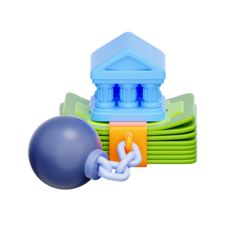 Public Debt  3D Icon