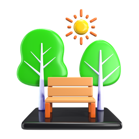 Public Park  3D Icon