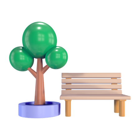 Public Park  3D Icon
