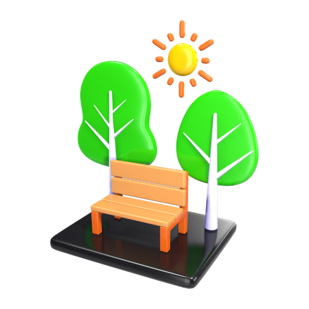 Public Park  3D Icon