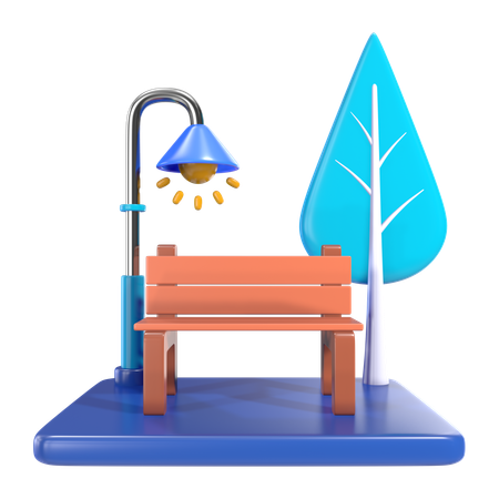 Public Park  3D Icon