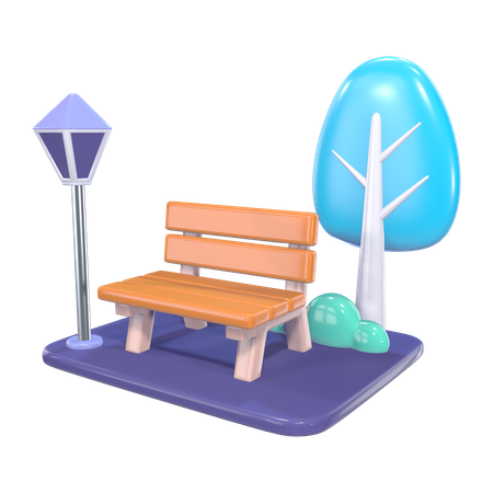 Public Park  3D Icon