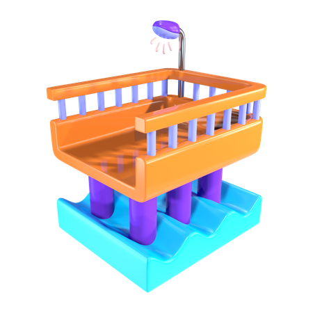Public Pier  3D Icon