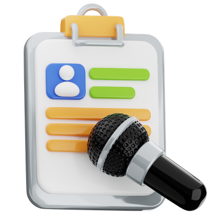 Public Speaking  3D Icon