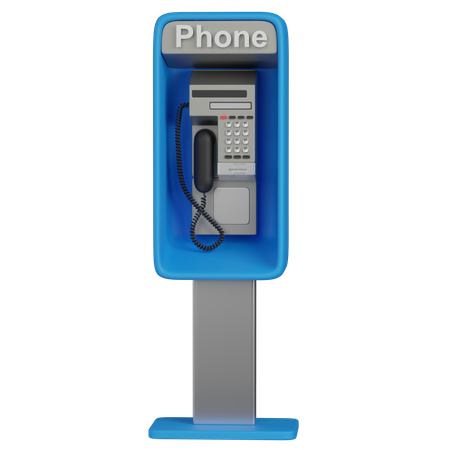 Public Telephone  3D Icon