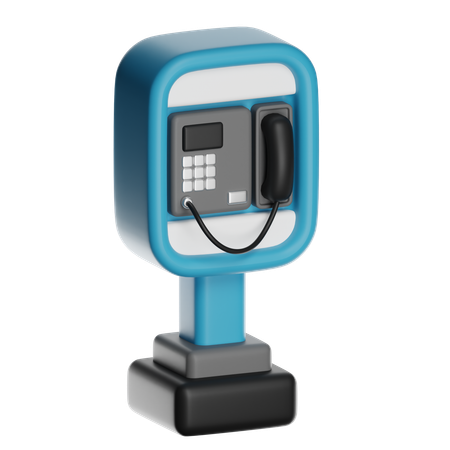 Public Telephone  3D Icon
