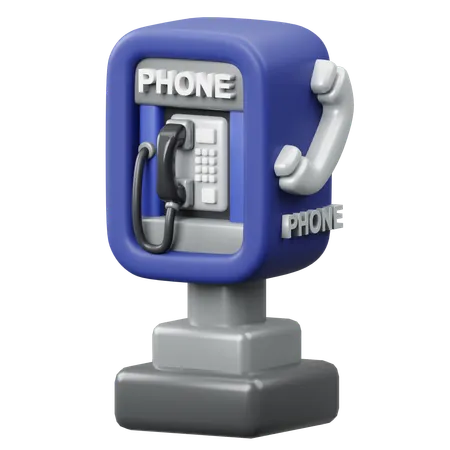 Public Telephone  3D Icon