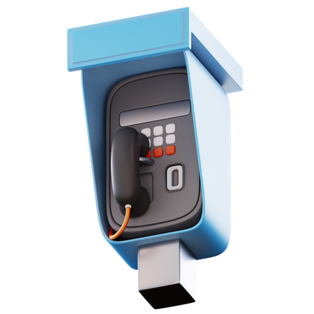 Public Telephone  3D Icon