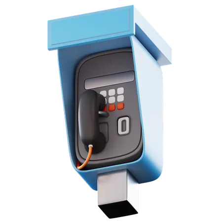 Public Telephone  3D Icon