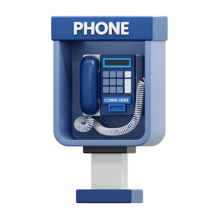 Public Telephone  3D Icon