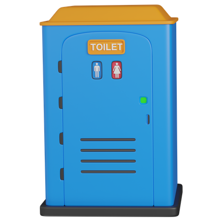 Public Toilet  3D Icon