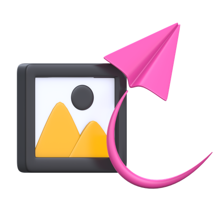 Publicação de conteúdo  3D Icon