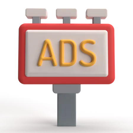 Publicidad  3D Icon