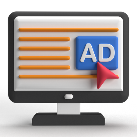 Publicidad  3D Icon