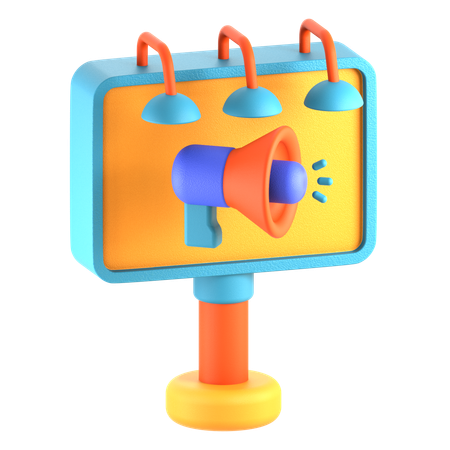 Publicidad  3D Icon