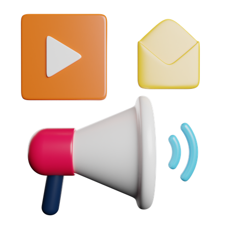 Publicidad  3D Icon