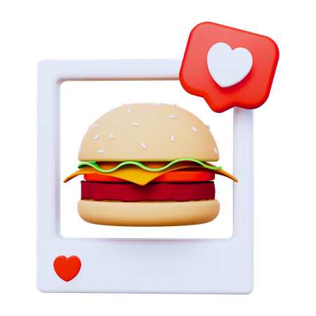 Publicidad de comida  3D Icon