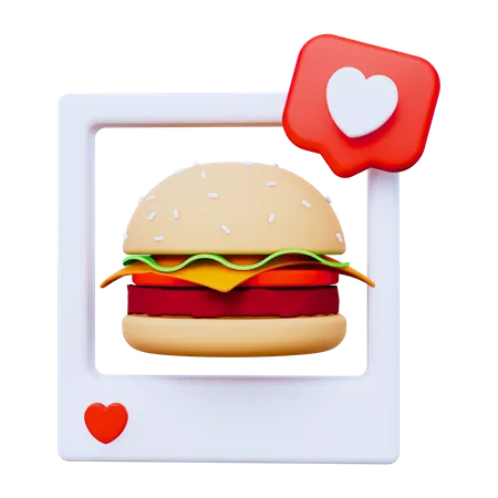 Publicidad de comida  3D Icon