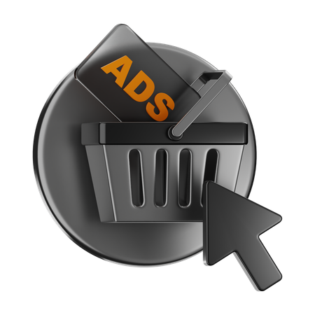 Publicidad de compras  3D Icon